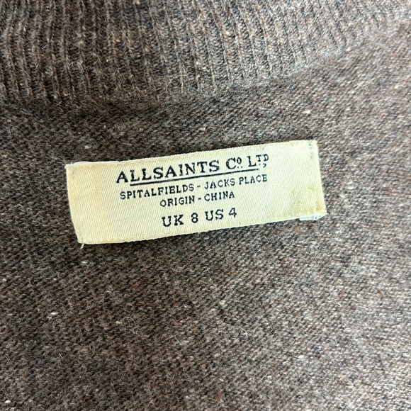 Lushious ALL SAINTS cashmere and angora blend cardigan - Picture 6 of 7